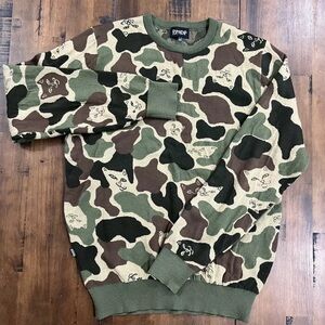 RIPNDIP Lord Nermal M Camo 2.0 Pocket Crewneck RND2839M Long Sleeve